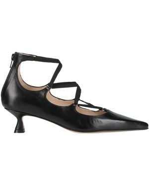 Anna F. Pumps Leather - Black