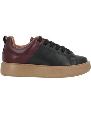 Cerruti 1881 Burgundy Trainers Cow Leather - Brown
