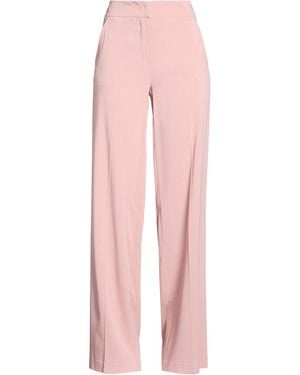Carla G Antique Rose Trousers Acetate, Viscose, Elastane - Pink