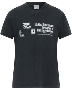 Courreges T-shirts - Schwarz