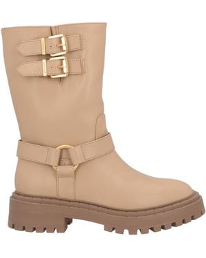 Twinset Ankle Boots - Natural