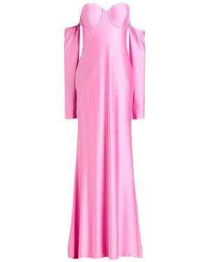 Twenty Four Haitch Maxi Dress Polyester, Elastane - Pink