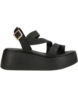 Tsakiris Mallas Thong Sandal Synthetic Material - Black