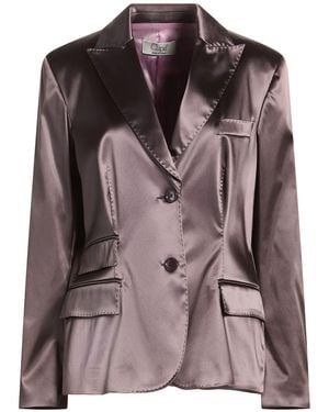 Clips Taupe Blazer Acetate, Polyamide, Elastane - Brown