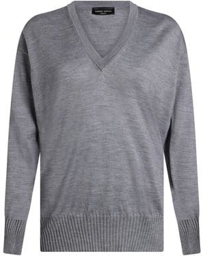 Roberto Collina Sweater Merino Wool - Gray