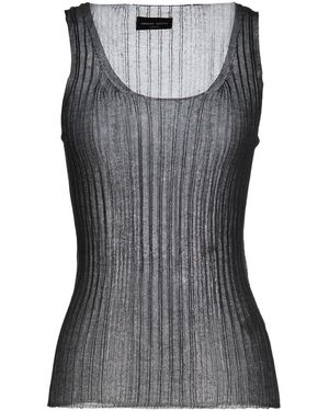 Roberto Collina Top Cotton, Polyamide - Gray