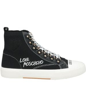 Love Moschino Sneakers Textile Fibers, Leather - Black