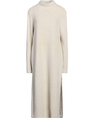 MEIMEIJ Midi Dress Polyester, Polyacrylic - Natural