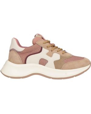Hogan Sand Sneakers Leather, Textile Fibers - Pink