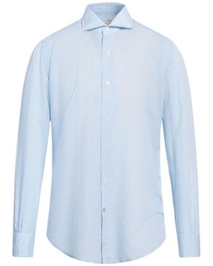 Mazzarelli Shirt Cotton - Blue