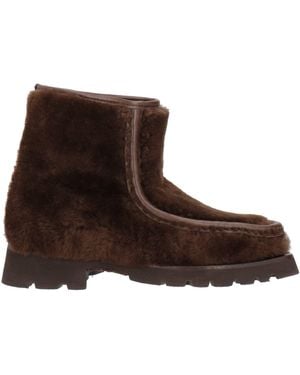 Hereu Ankle Boots Shearling - Brown