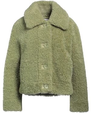Stand Studio Shearling- & Kunstfell - Grün