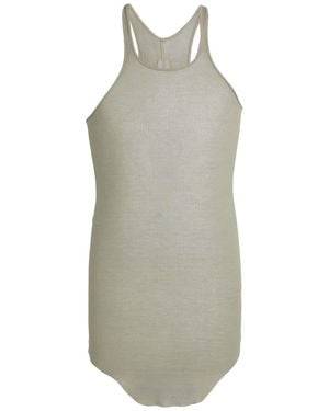 Rick Owens Military Tank Top Viscose, Silk - Grey