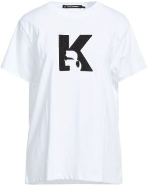 KARL LAGERFELD T-Shirts - White