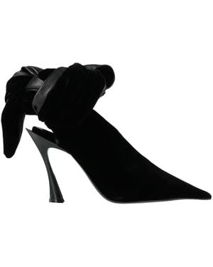 Mugler Pumps Textile Fibers, Leather - Black
