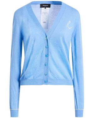 Rochas Cardigan Cashmere, Viscose, Polyamide, Lurex - Blue