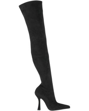 Casadei Boot Leather - Black