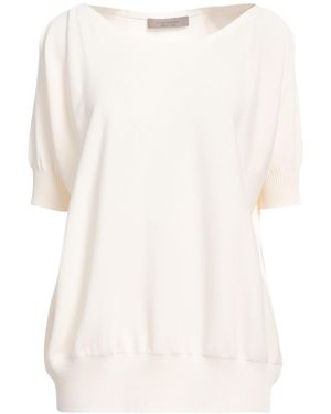 D.exterior Ivory Jumper Viscose, Polyamide - White