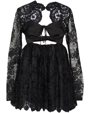 For Love & Lemons Mini Dresses - Black