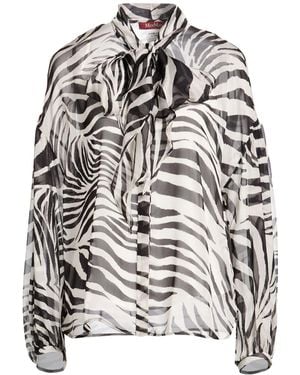 Max Mara Shirt Silk - White
