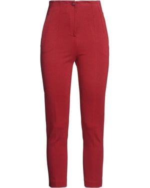 Cristinaeffe Trousers Viscose, Polyamide, Elastane - Red