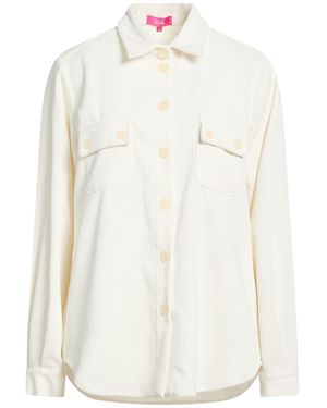 Éclà Cream Shirt Polyester, Nylon, Elastane - White