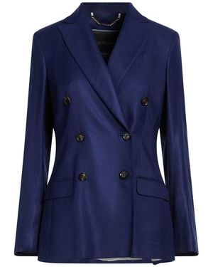 Kiton Blazer Viscose - Blue
