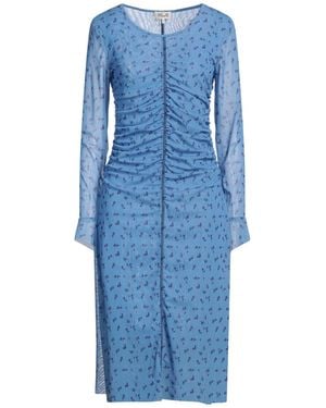 Baum und Pferdgarten Azure Midi Dress Recycled Polyester, Elastane - Blue