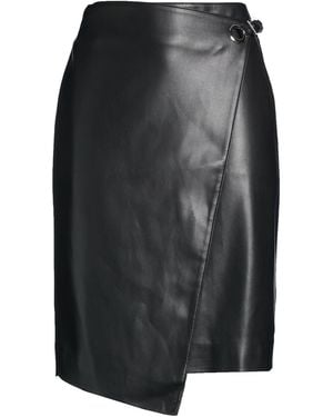 KARL LAGERFELD Midi Skirt Polyurethane, Polyester - Black