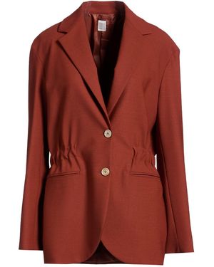 Eleventy Rust Blazer Polyester, Wool, Elastane - Red