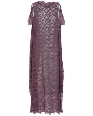 Weekend by Maxmara Phantasie By Arthur Arbesser X Maxi Dress Cotton - Purple