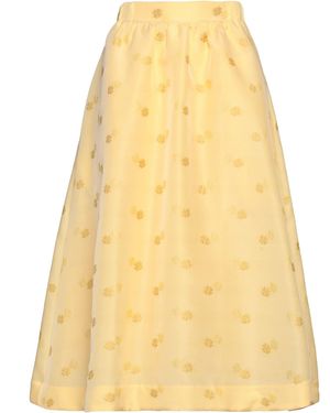 Baum und Pferdgarten Midi Skirt - Yellow