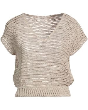Agnona Jumper Silk, Cotton - Natural
