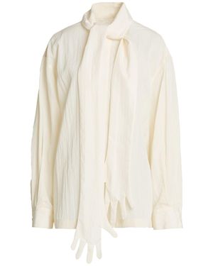 Jean Paul Gaultier Ivory Top Lyocell, Polyamide - White