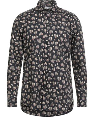 Bagutta Shirt Cotton, Elastane - Grey