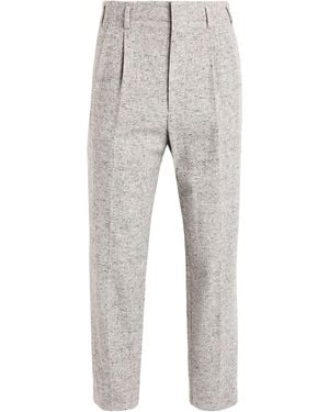 Brunello Cucinelli Pants Virgin Wool, Silk - Gray