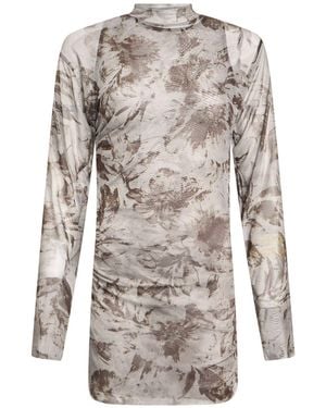 FEDERICO CINA Top Polyester, Elastane - White