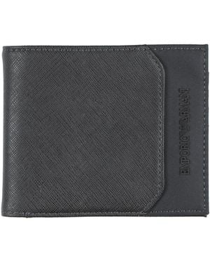 Emporio Armani Wallets - Black