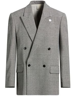 Lardini Blazer Polyester, Wool, Elastane - Gray