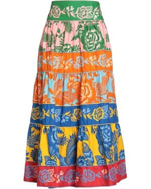 FARM Rio Maxi Skirt - Green