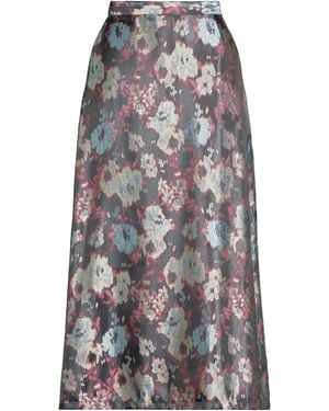 Nathalie Vleeschouwer Slate Maxi Skirt Viscose, Polyester - Grey