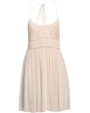 Patrizia Pepe Mini Dress - Natural