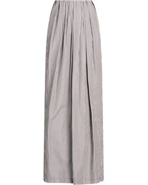Brunello Cucinelli Maxi Skirt Cotton - Gray