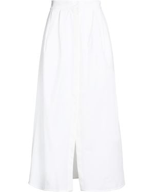 Max Mara Sfilata Maxi Skirt Cotton, Elastane - White