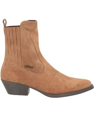 Liu Jo Camel Ankle Boots Leather - Brown