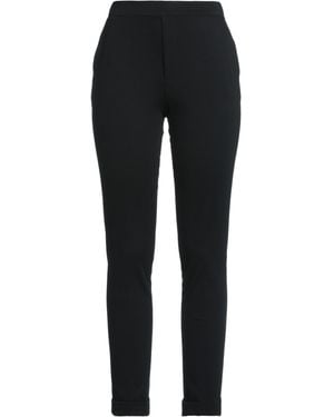 1 One Trousers Viscose, Polyamide, Elastane - Black