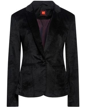 BOSS Blazer Viscose, Cotton, Elastane - Black