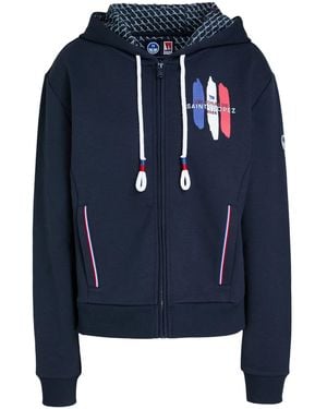 North Sails Sweatshirt Polyester, Cotton, Elastane - Blue