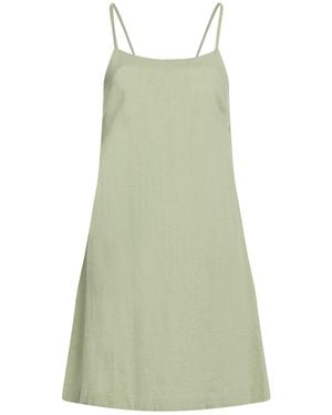 Ichi Mini Dress Linen, Viscose - Green