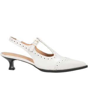 Divine Follie Court Shoes Leather - White